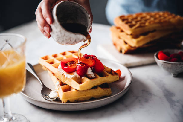 Crispy Belgian Waffles Recipe