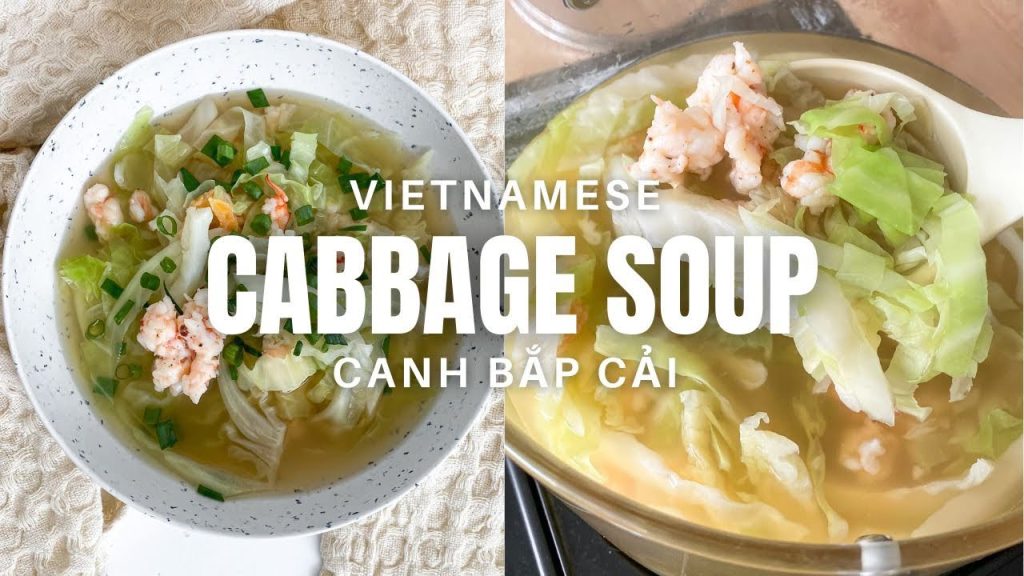 Vietnamese Cabbage Soup With Shirmp