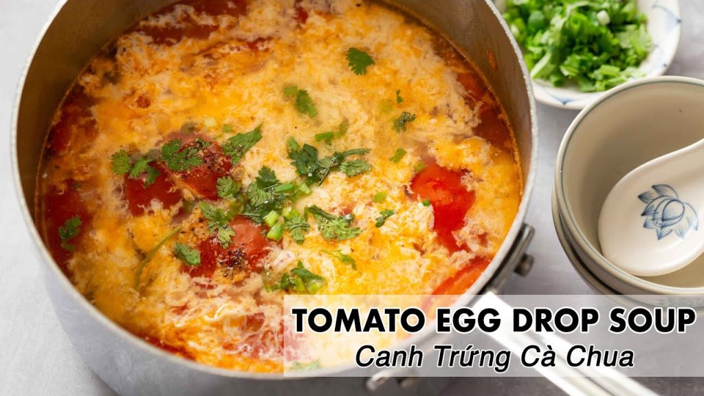 Vietnamese Egg And Tomato Soup