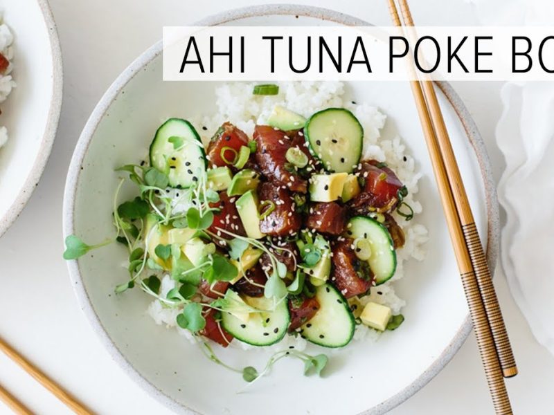 Ahi Tuna Poke Bowl