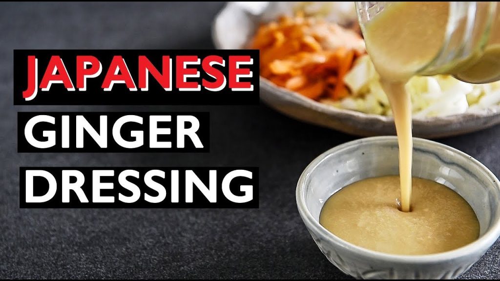 Japanese Ginger Salad Dressing