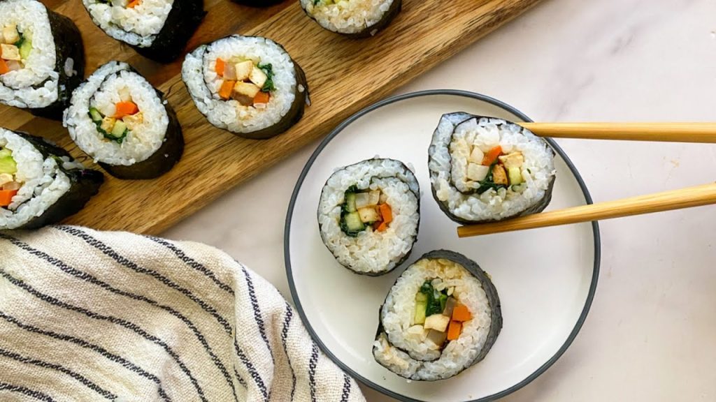 Easy Kimbap Recipe (Korean Seaweed Rice 'Sushi' Rolls)