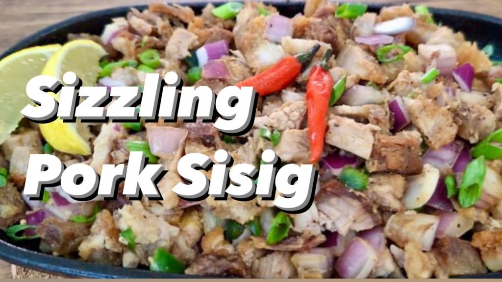 Sizzling Pork Sisig