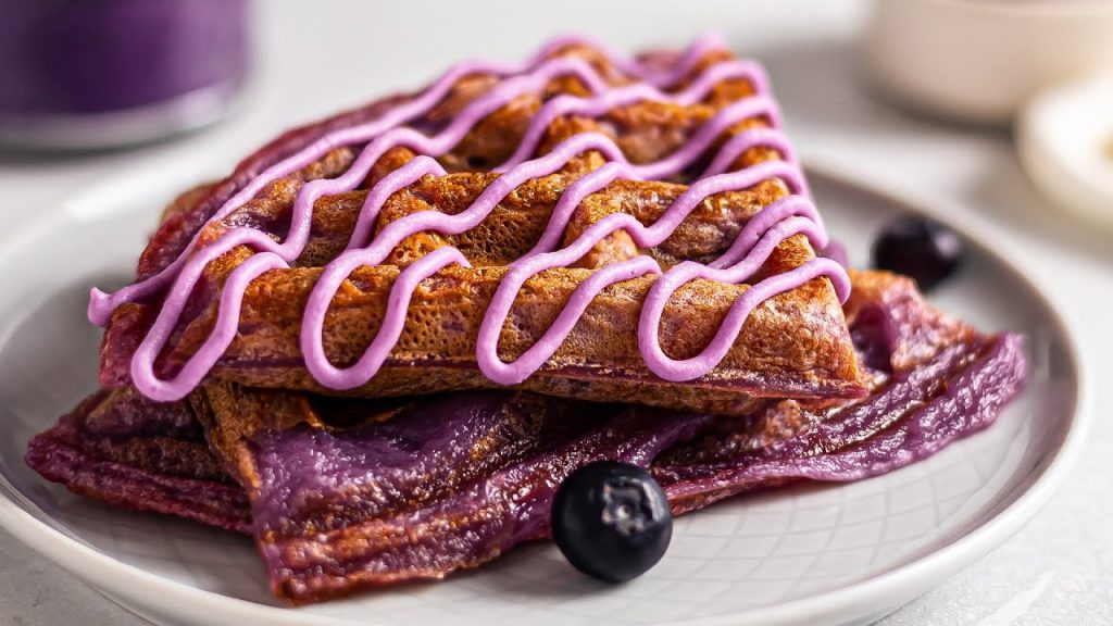 Ube waffles